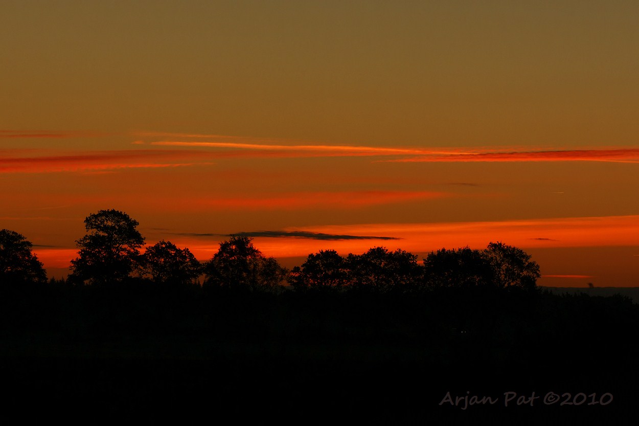 Nog maar een foto, de horizon veranderde constant (en het werd steeds lichter natuurlijk)