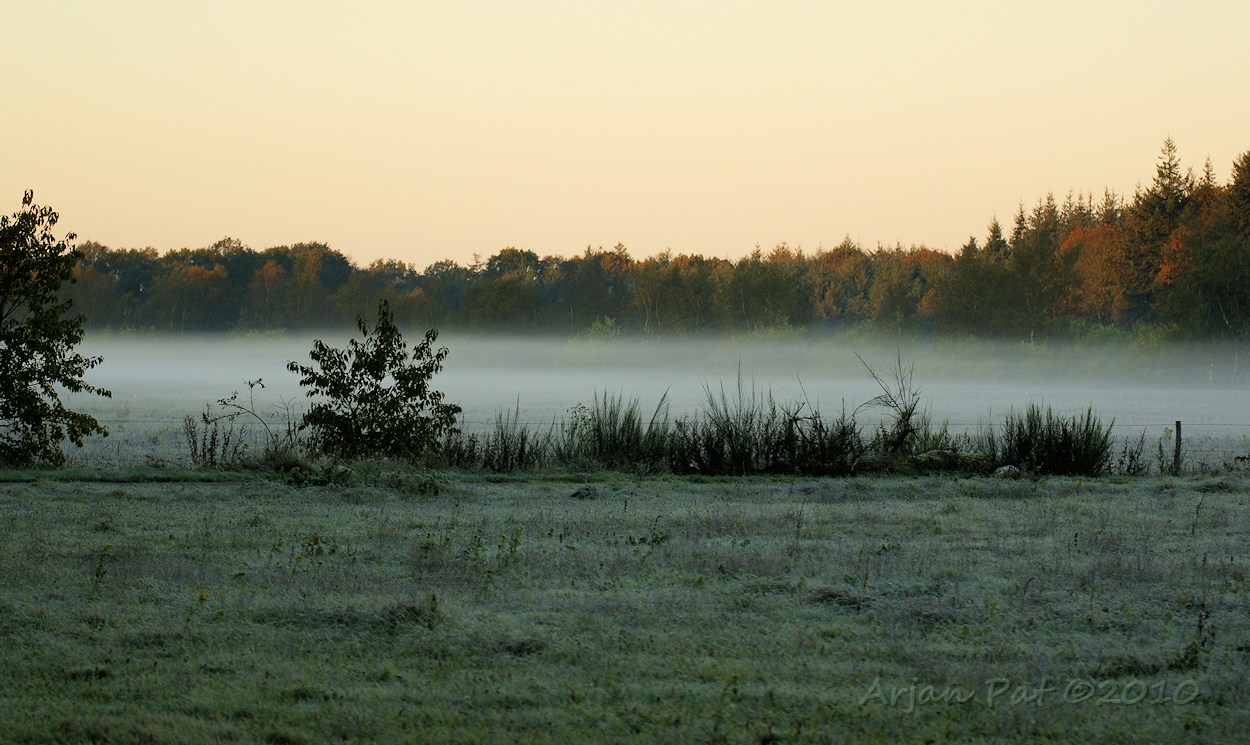 ... met hier en daar een mistbank